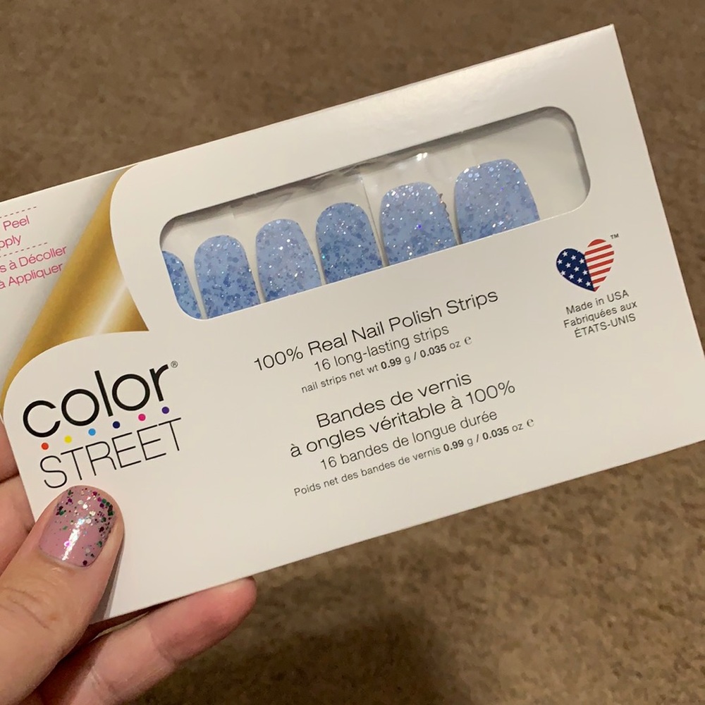 Color Street nail strips- Ice Castle